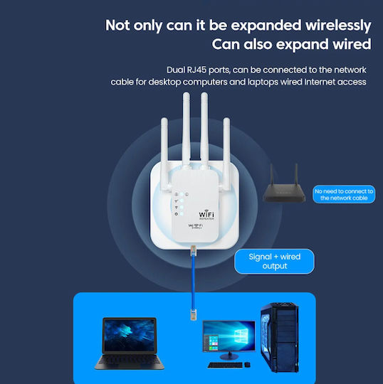 ZD1Z013QWSA Wi-Fi Verstärker Einzelband (2,4 GHz) 300 Mbps
