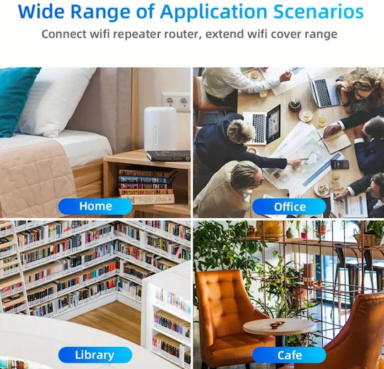 ZD1Z013QWSA Wi-Fi Verstärker Einzelband (2,4 GHz) 300 Mbps