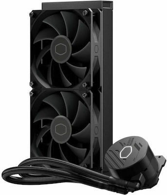 CoolerMaster Masterliquid 240L Wasserkühlung für Prozessor Doppelter Ventilator 120mm für Sockel AM4/AM5/1700/1200/115x