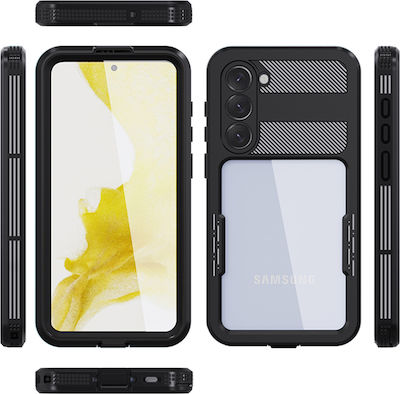 Shellbox Back Cover Silicone Waterproof Black (Galaxy S23+)