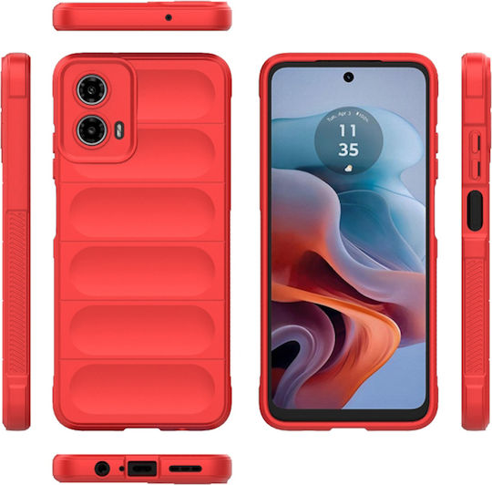 Techsuit Shield Back Cover Red (Moto G34)