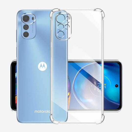 Techsuit Shockproof Clear Задна корица Силикон Прозрачен (Moto E32s)