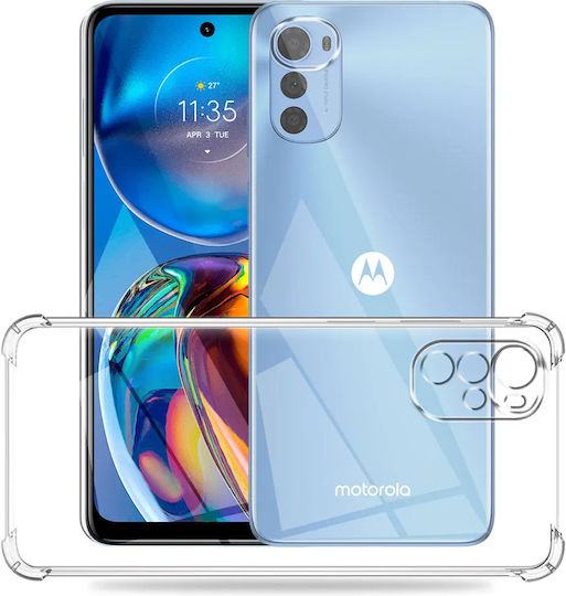 Techsuit Shockproof Clear Задна корица Силикон Прозрачен (Moto E32s)