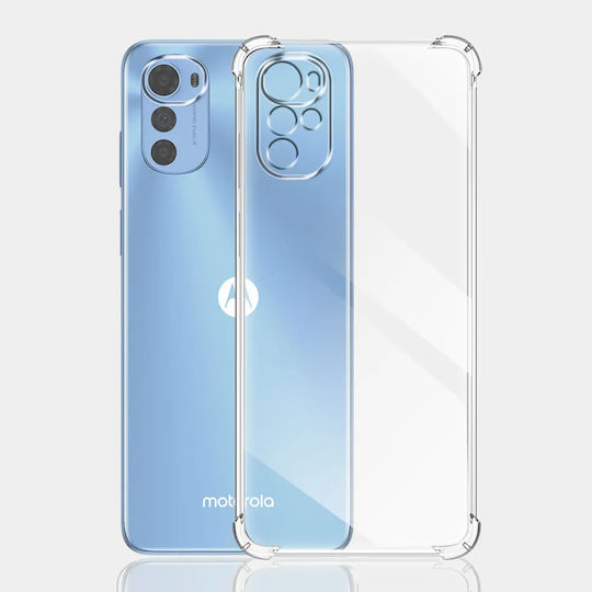 Techsuit Shockproof Clear Задна корица Силикон Прозрачен (Moto E32s)