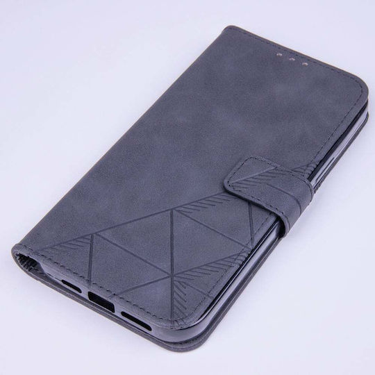 TelForceOne Smart Trendy Porto Wallet Din Piele Artificială Neagră Galaxy S21 FE 5G