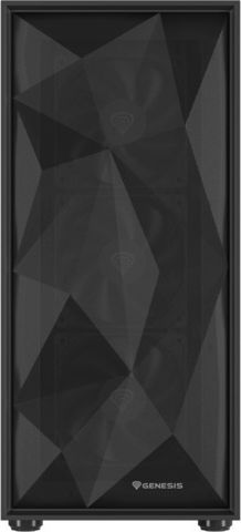 Genesis Diaxid 605F Gaming Micro Tower Carcasă PC cu Deschidere Laterală Neagră