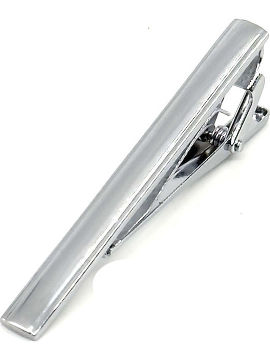 Legend Accessories Silver Tie Clip Silver 6cm