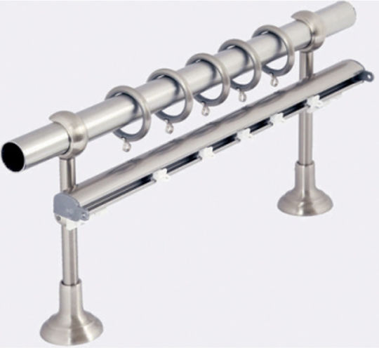 Aslanis Home Μεταλλικό Κουρτινόξυλο Elena Φ25mm