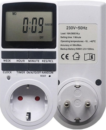 TM04S Digital Weekly Timer Socket