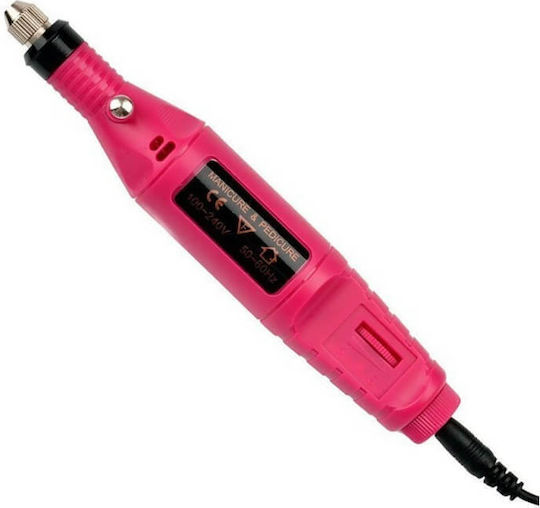 Nail Drill Battery Fuchsia with 3000 Rotations per Minute