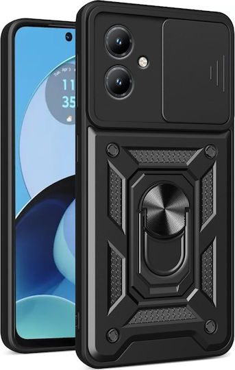 Techsuit Shield Back Cover Πλαστικό / Σιλικόνης Μαύρο (Motorola Moto G14)