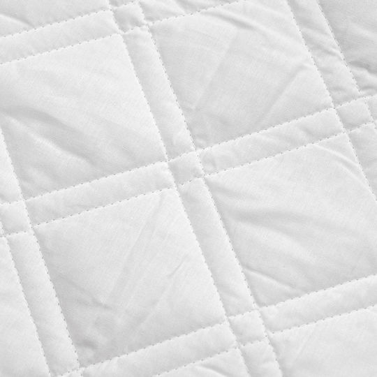 Beauty Home Protective Cover Single Waterproof White 90x200+30cm