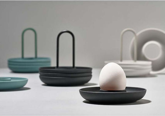 Zone Denmark Eierbecher Metallisch Schwarz 4pcs