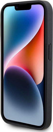Ferrari 6.1" Back Cover Plastic Negru (iPhone 15 Pro)