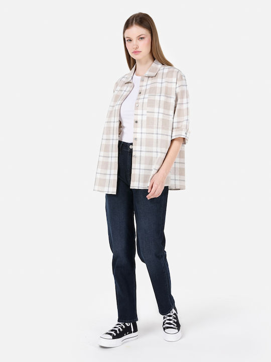 Women's Long Sleeve Shirt Beige