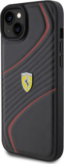 Ferrari Back Cover Πλαστικό Μαύρο (iPhone 15 Plus)
