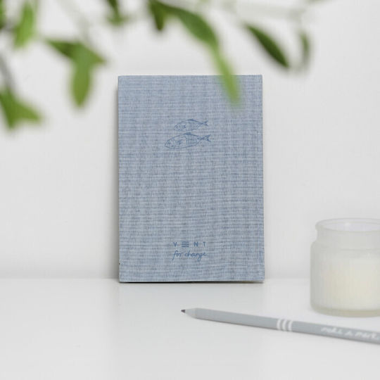 Vent Notebook A5 Ruled Blue