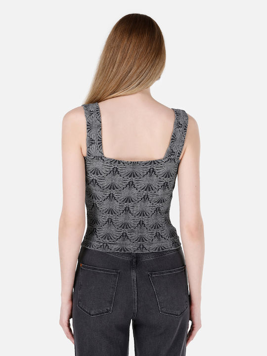 Colin's Women's Crop Top with Straps Anthracite