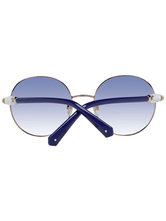 Swarovski Sonnenbrillen mit Blau Rahmen und Rosa Linse SK0260-92X