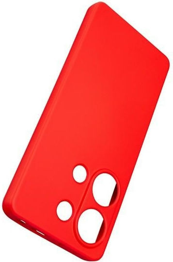 Beline Umschlag Rückseite Silikon Rot (Honor X6)