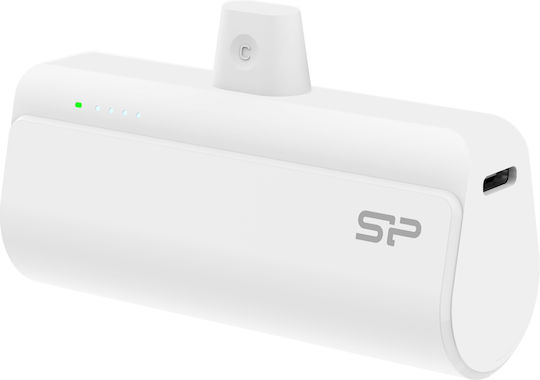 Silicon Power QD50 Power Bank 5000mAh 20W Power Delivery Λευκό