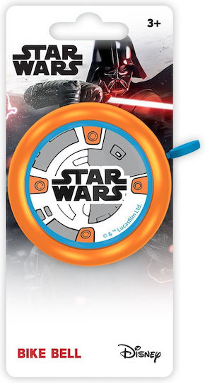 Seven Star Wars BB8 Παιδικό Κουδούνι Ποδηλάτου Πορτοκαλί