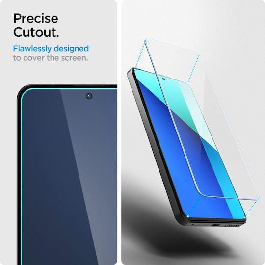 Spigen Glass tR Slim Gehärtetes Glas 2Stück (Redmi Note 13 4G)