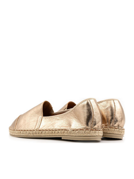 Lederne Damen Espadrilles in Rosa Farbe