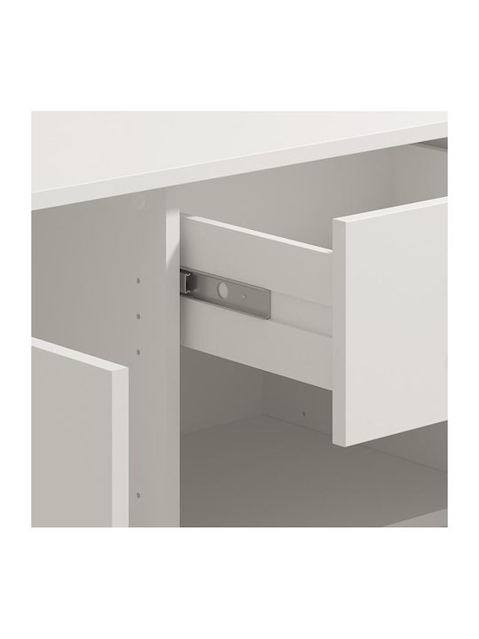 Sideboard Vienne 4k2f Wooden White 183x40x90cm