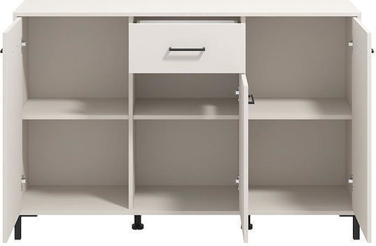 Μπουφές Vienne 3k1f Ξύλινος Cashmere 138x40x90cm
