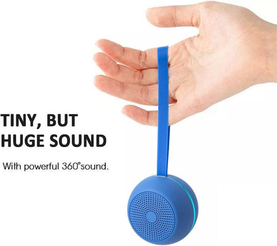 Sonique Mini TWS Active Beat Led Ηχείο Bluetooth 5W με Διάρκεια Μπαταρίας έως 4 ώρες Γκρι