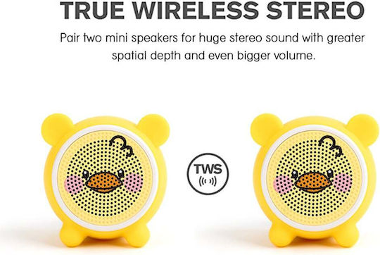 Sonique Funky Beat Ηχείο Bluetooth 3W με Διάρκεια Μπαταρίας έως 5 ώρες Duck