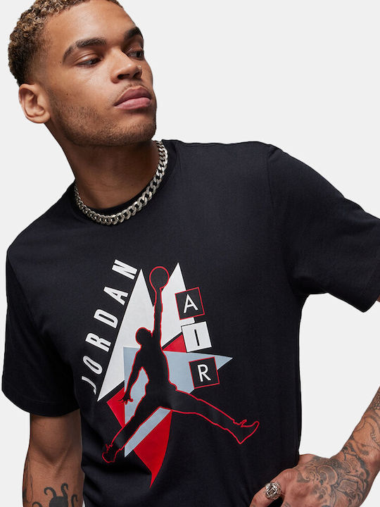 Athletic T-shirt Black/gym Red/black