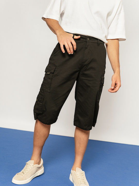 Edward Jeans Men's Shorts Cargo Black