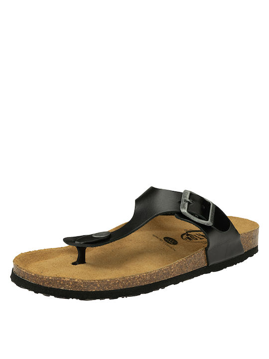 Plakton Anatomic Leather Women's Sandals Houston Black