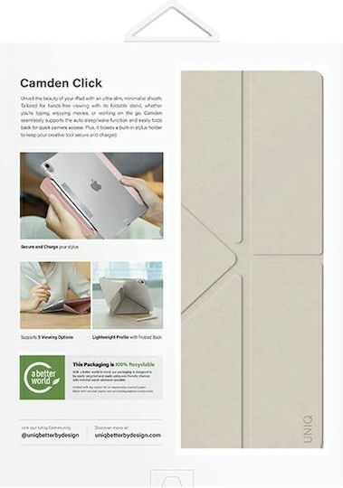 Uniq Flip Cover Μπεζ (iPad Air 13" 2024/2025/2026)