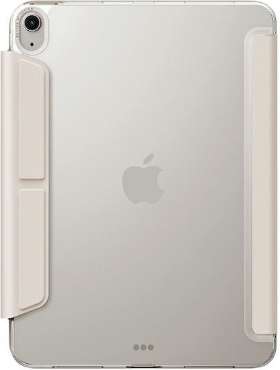 Uniq Flip Cover mit Tastatur Beige (iPad Air 11" 2024/2025/2026 / iPad Air 2020/2022)