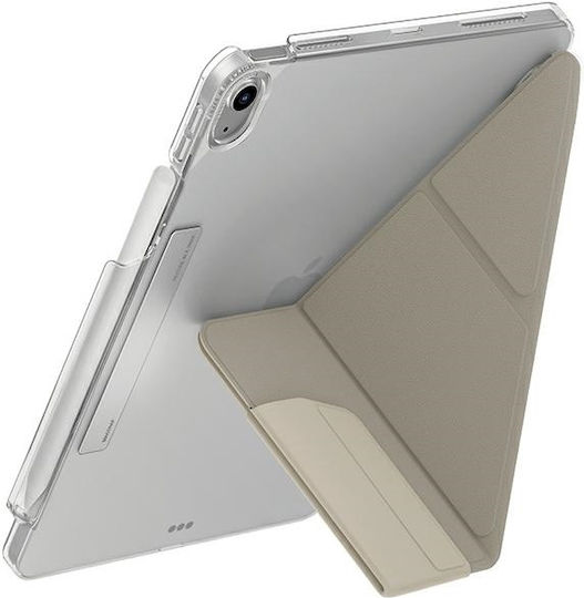 Uniq Flip Cover mit Tastatur Beige (iPad Air 11" 2024/2025/2026 / iPad Air 2020/2022)