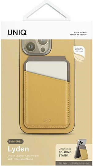 Uniq MagSafe Θήκη Καρτών Lyden DS Yellow and Flint Grey