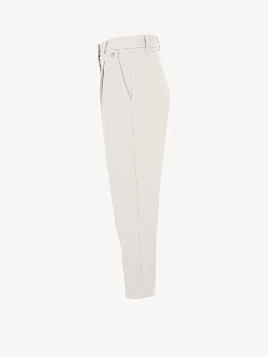 Women's Fabric Trousers White
