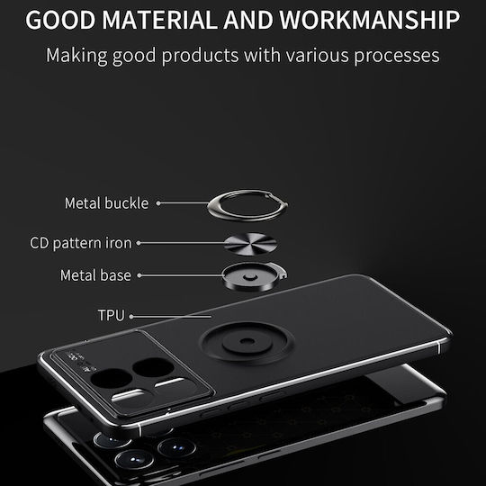 Back Cover Silicon Negru (Xiaomi Poco F6 Pro 5G)