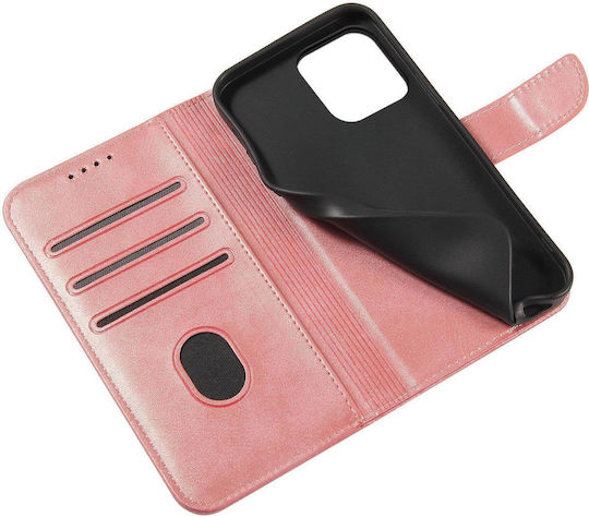 Hurtel Flap Портмоне Силикон Розов (Samsung A55)