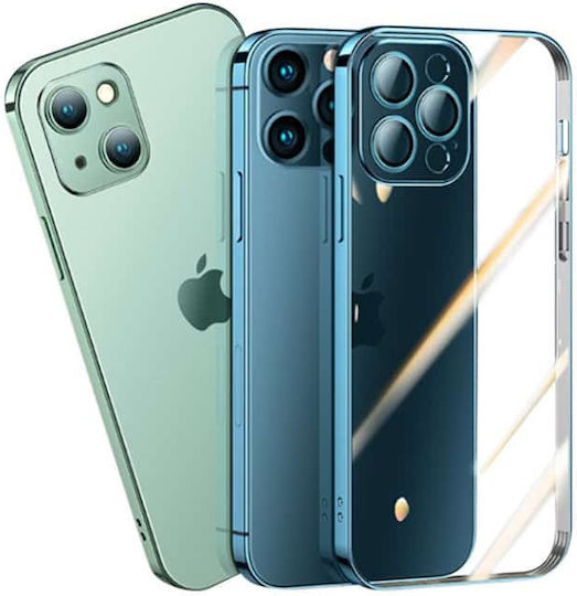 Joyroom Chery Mirror Back Cover Πλαστικό Σετ με Τζαμάκι Γκρι (iPhone 13 Pro)