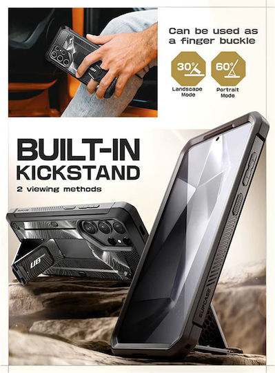 Supcase Unicorn Beetle Pro Back Cover Σιλικόνης / Πλαστικό Μαύρο (Galaxy S24 Ultra)