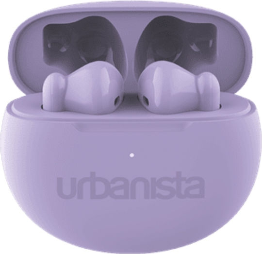 Urbanista Austin Earbud Bluetooth Handsfree Earphones with Sweat Resistance and Charging Case Lavender Purple