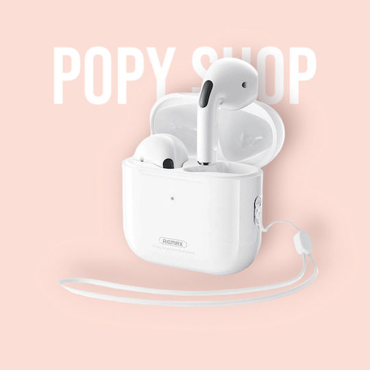 Remax Cozybuds W6 Bluetooth Handsfree Earphones with Charging Case White