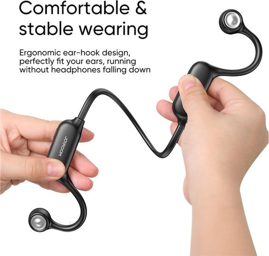 Joyroom JR-X2 Air Conduction Open Ear Bluetooth Handsfree Căști cu Rezistență la Transpirație Negru