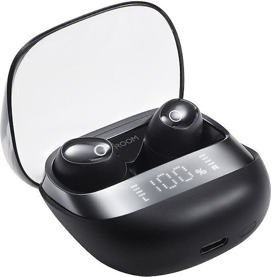 Joyroom Jdots Series JR-DB2 In-ear Bluetooth Handsfree Ακουστικά με Θήκη Φόρτισης Μαύρα