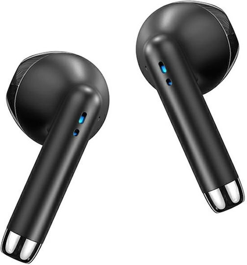 Usams IAII15 Earbud Bluetooth Handsfree Ακουστικά με Αντοχή στον Ιδρώτα και Θήκη Φόρτισης Μωβ