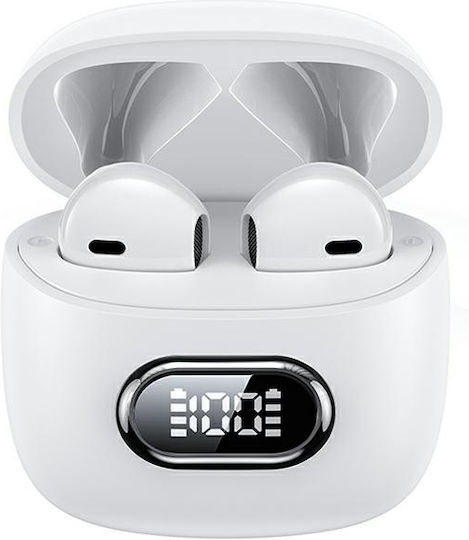 Usams IAII15 Earbud Bluetooth Handsfree Ακουστικά με Αντοχή στον Ιδρώτα και Θήκη Φόρτισης Μωβ